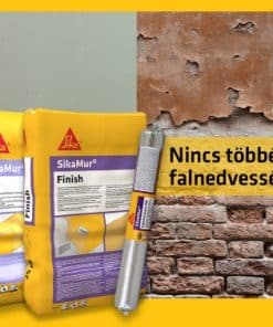 100 db SikaMur InjectoCream-100 = 560ml + pisztoly+ adapter+ 65cm-es kőzetfúrószár