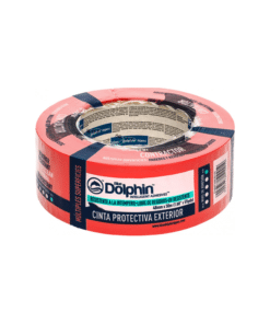 BLUE DOLPHIN Festő- és mázolószalag 48 mm x 50 m kültéri érdes felszínre (piros)