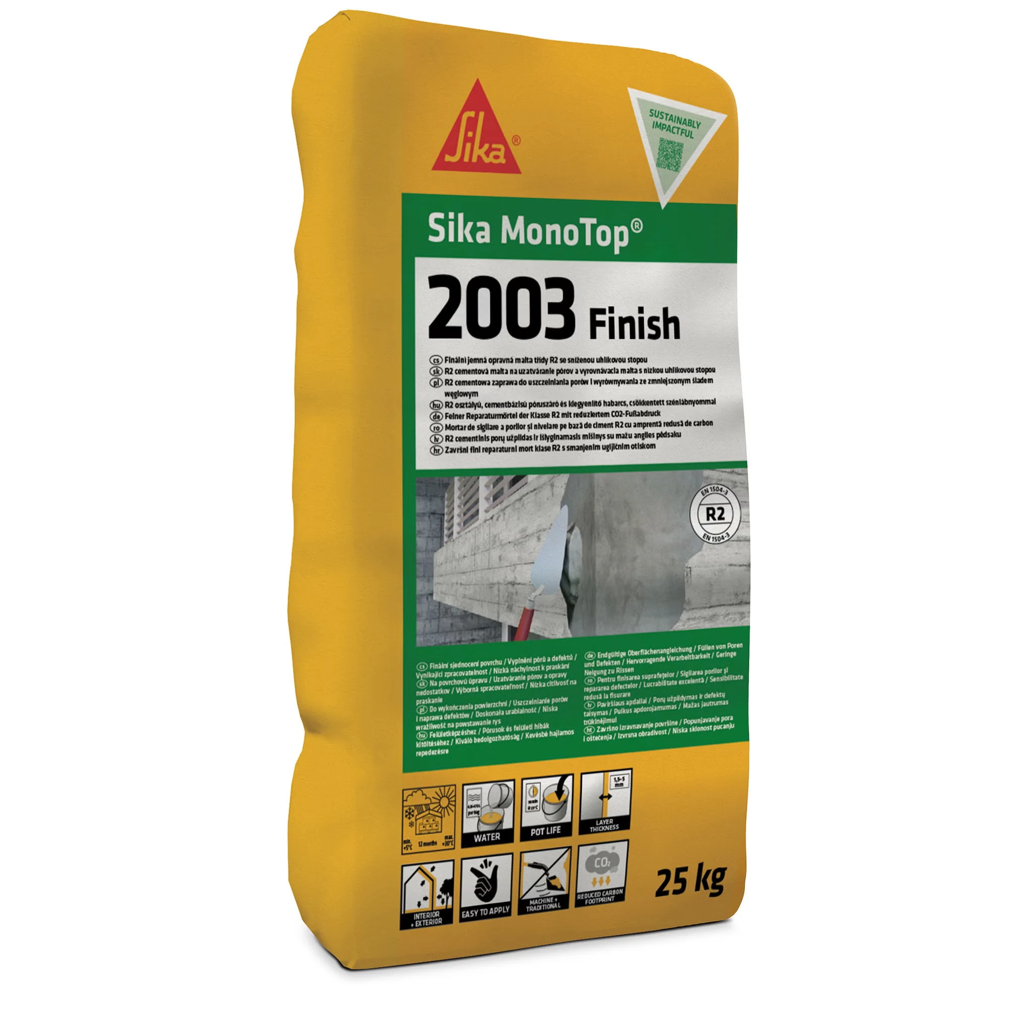Sika MonoTop-2003 Finish R2 finom kiegyenlítő habarcs